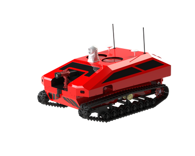 RXR-M16D-2 All-in-One Firefighting Robot | Tracked, 600 L Water Tank, IP66, No Fire Truck Needed