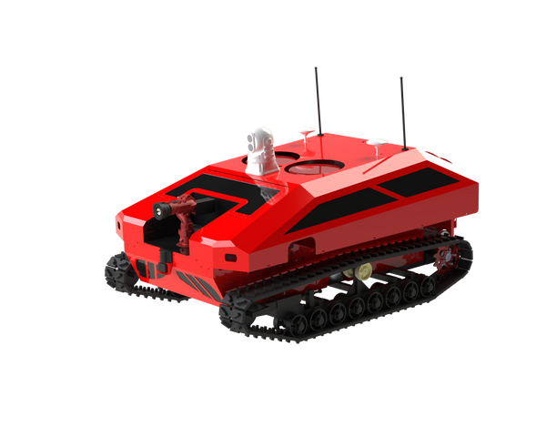 RXR-M16D-2 All-in-One Firefighting Robot | Tracked, 600 L Water Tank, IP66, No Fire Truck Needed